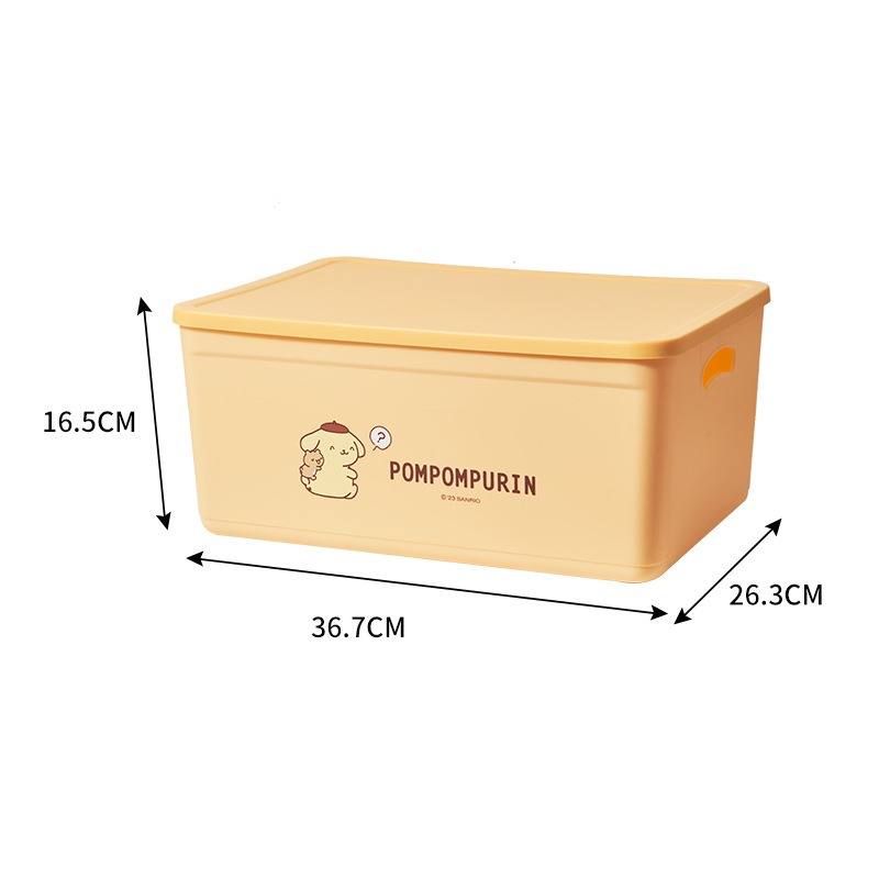 收纳盒【黄色】布丁狗中号