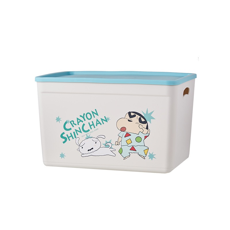 【蠟筆小新&塑業】正版現貨 多功能收納箱 收納盒 收納櫃 衣服收納 廚房收納 送禮 新之助-細節圖5