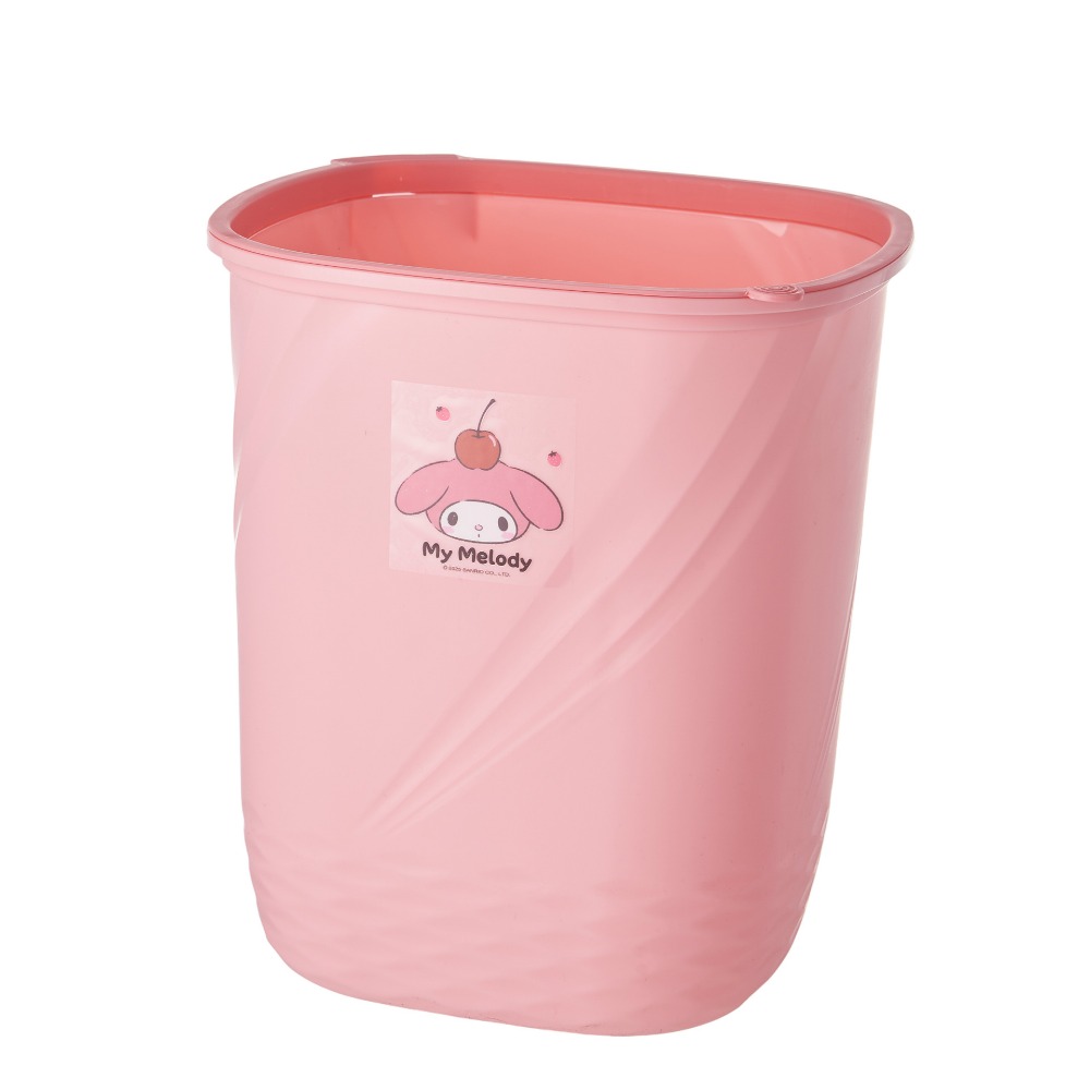 【三麗鷗&塑業】正版 垃圾桶 儿童大号压圈纸篓 客厅卧室收纳桶 垃圾桶家用 送禮-規格圖5