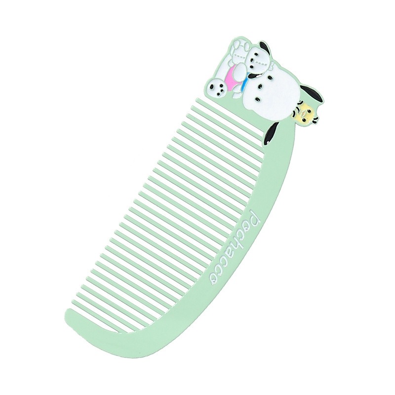【三麗鷗&包包寶】正版 帕恰狗 可爱迷你金属美髮梳 庫洛米 便携少女学生卡通梳 不起静电合金梳 送禮-細節圖5