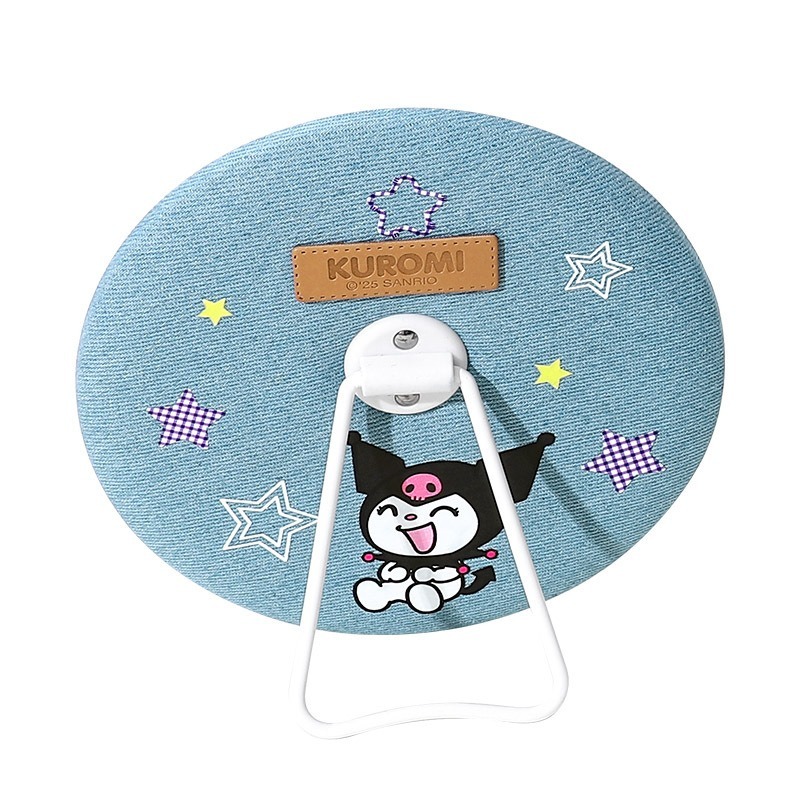 【三麗鷗&包包寶】正版 庫洛米 化妆鏡 高颜值鏡子 凱蒂貓 桌面台鏡 便携梳妆鏡 送禮-細節圖5