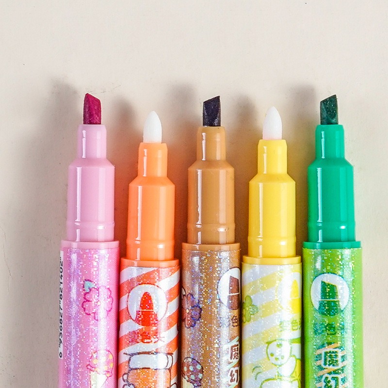 【Joytop悦木】三麗鷗 花花万物-魔幻筆12支盒装 荧光筆 重点 彩色筆 送禮-細節圖3