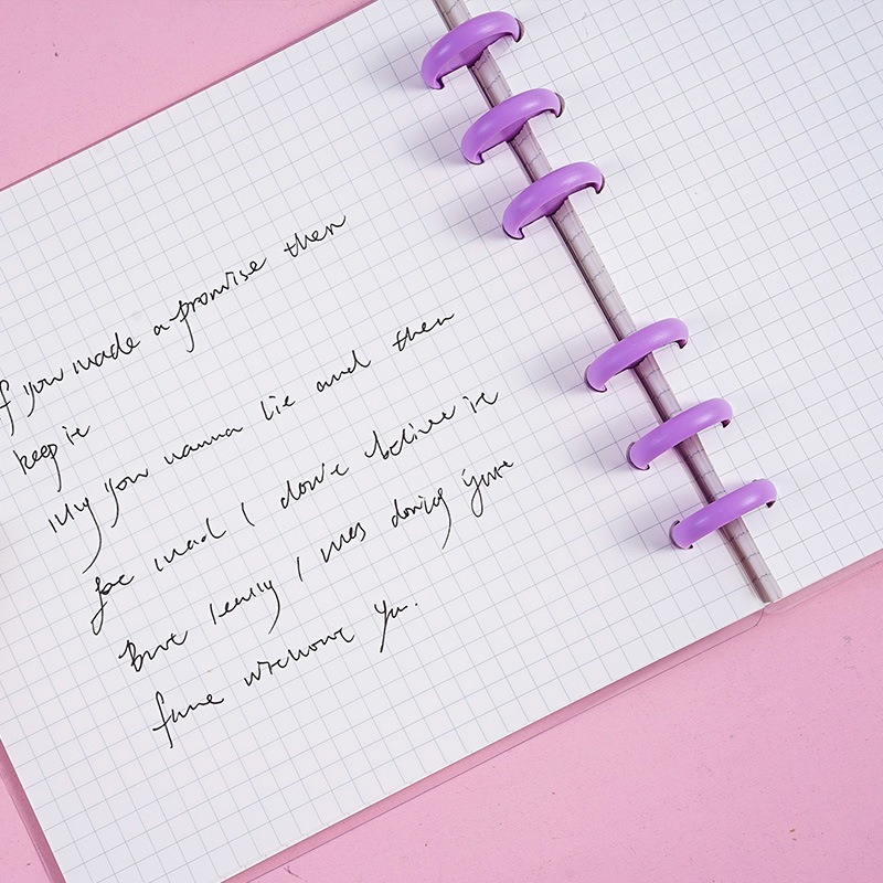 【Joytop悦木】三麗鷗 花花万物-蘑菇扣活页本 可爱 卡通本子 高颜值 筆記本 送禮-細節圖3