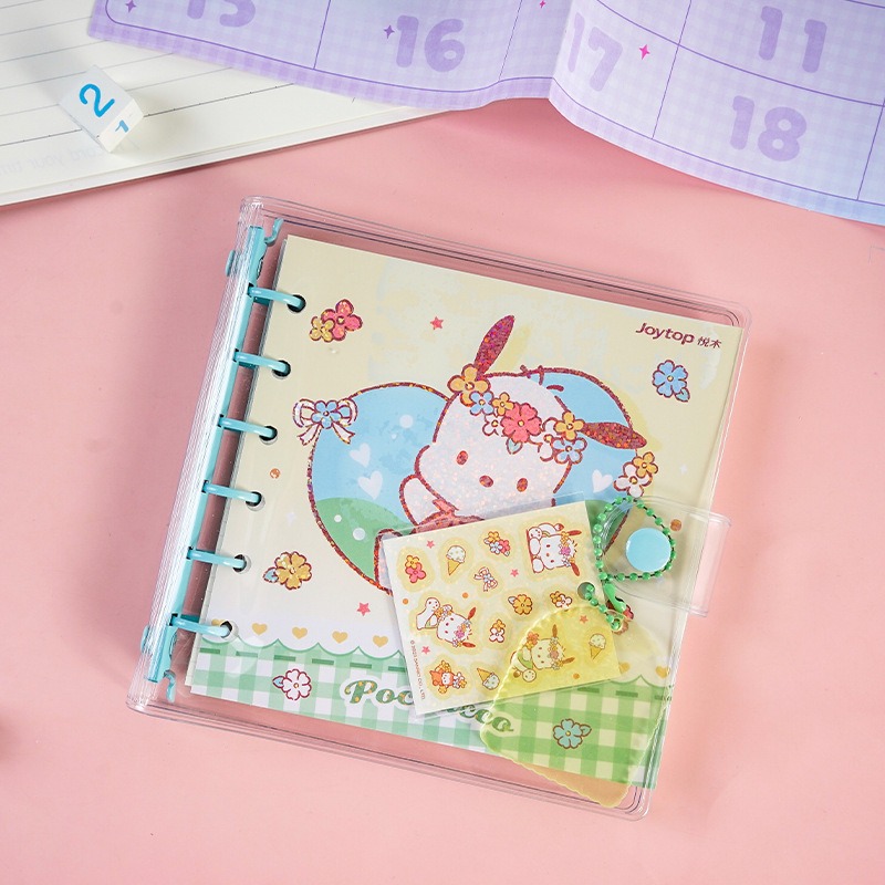 帕恰狗-方形水晶活页手帐本