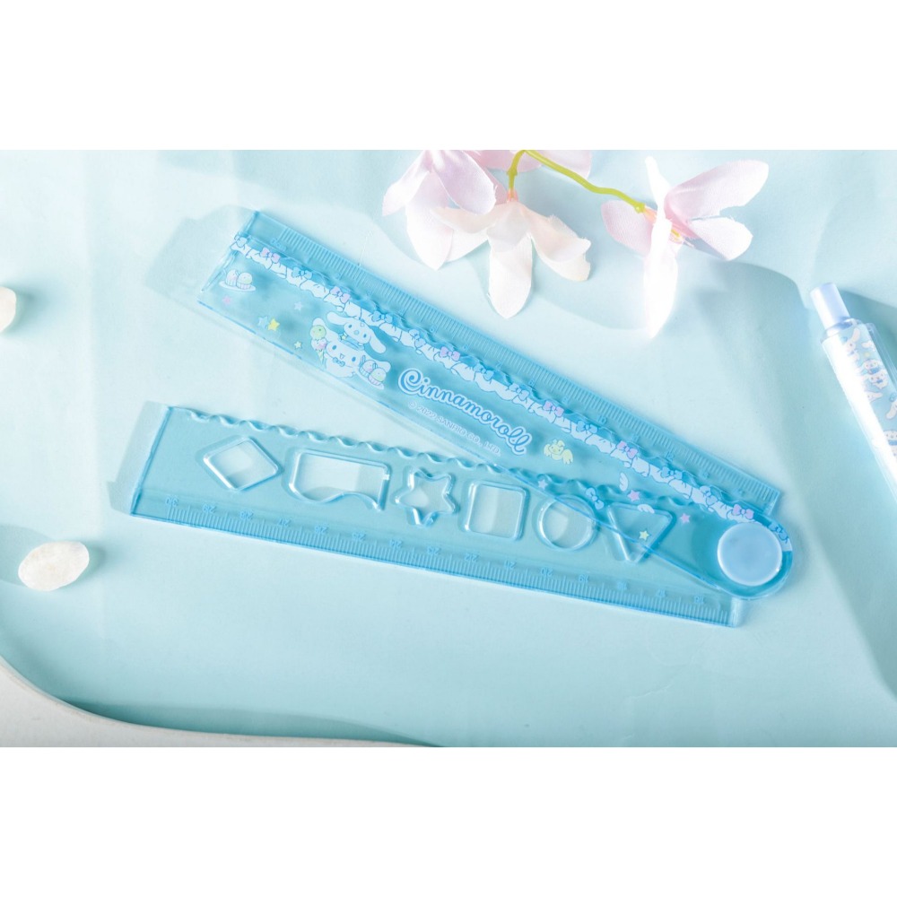 【Joytop悦木】三麗鷗 甜品派对-折叠尺 可爱卡通学生30cm折叠尺 創意尺子 送禮-規格圖5