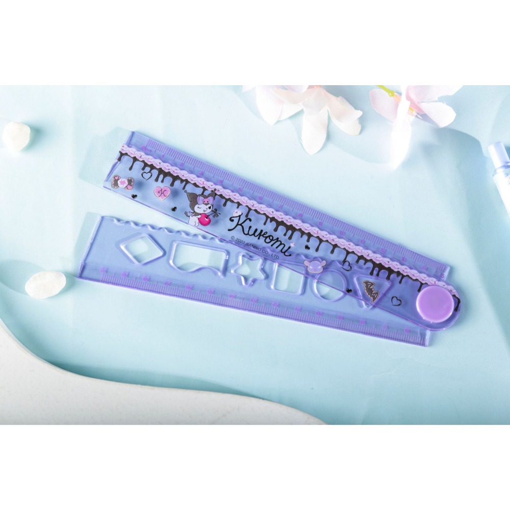 【Joytop悦木】三麗鷗 甜品派对-折叠尺 可爱卡通学生30cm折叠尺 創意尺子 送禮-規格圖5