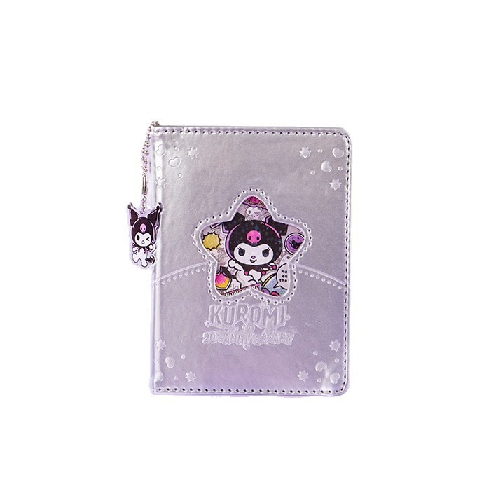 【Joytop悦木】三麗鷗 庫洛米 酷跑甜心系列-银皮活页手账本 60张120页 送禮-細節圖5