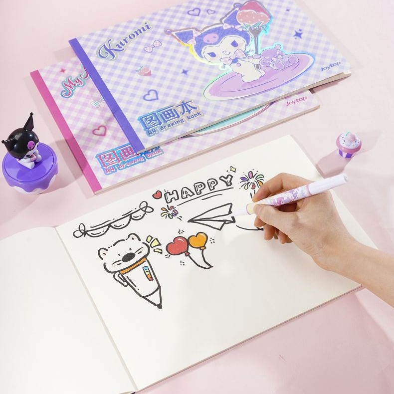 【Joytop悦木】三麗鷗家族系列 萌趣茶会-A4圖畫本 儿童绘畫本 送禮-細節圖4