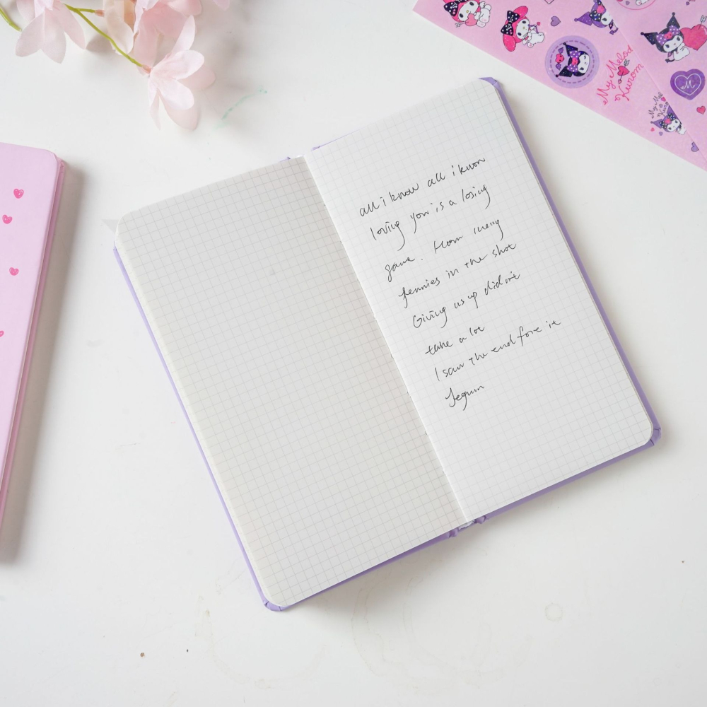 【Joytop悦木】三麗鷗 甜心幻想-weeks本 可爱少女心高颜值网格本 送禮-細節圖3