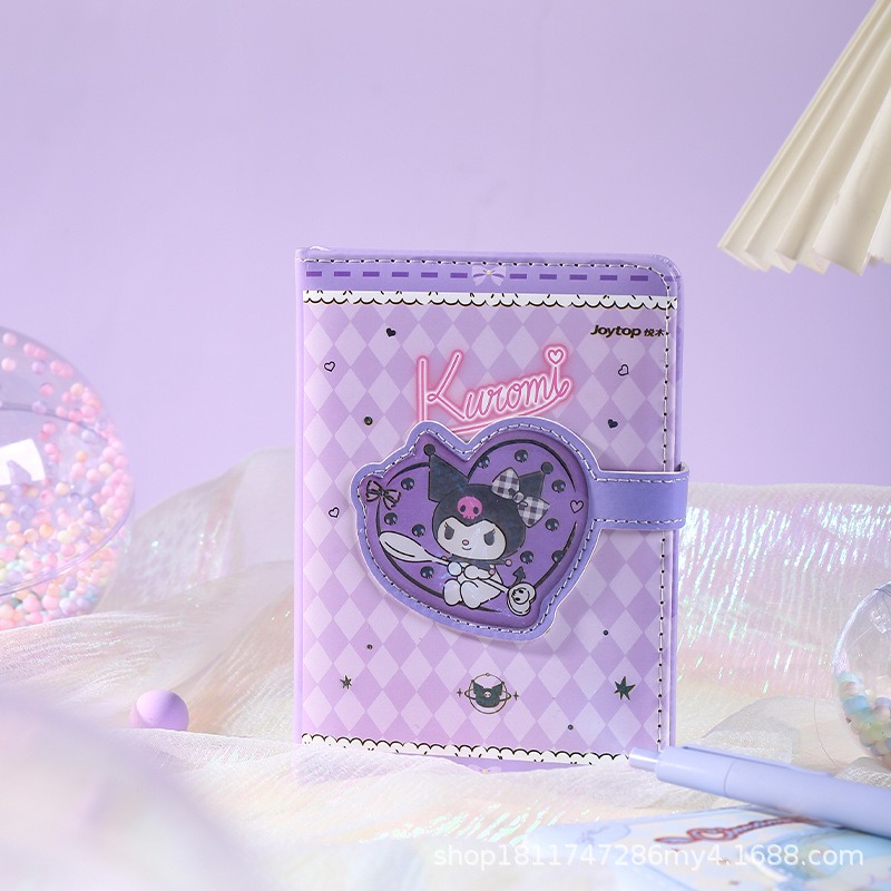 【Joytop悦木】三麗鷗 庫洛米 玉桂狗联名异形磁扣本本子 学生卡通筆记本 送禮-細節圖2