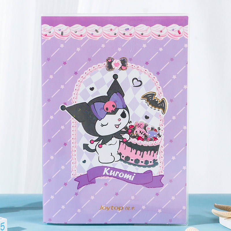 【Joytop悦木】三麗鷗 甜品派对-大耳狗胶套本B5 可爱卡通横线筆记本手帐 送禮-細節圖3