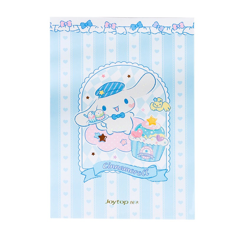 【Joytop悦木】三麗鷗 甜品派对-大耳狗胶套本B5 可爱卡通横线筆记本手帐 送禮-細節圖5