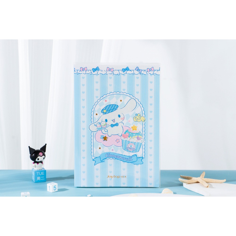 【Joytop悦木】三麗鷗 甜品派对-大耳狗胶套本B5 可爱卡通横线筆记本手帐 送禮-規格圖5