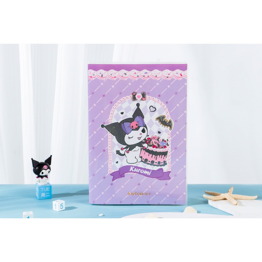 【Joytop悦木】三麗鷗 甜品派对-大耳狗胶套本B5 可爱卡通横线筆记本手帐 送禮-規格圖5