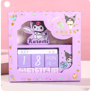 庫洛米-木质万年曆