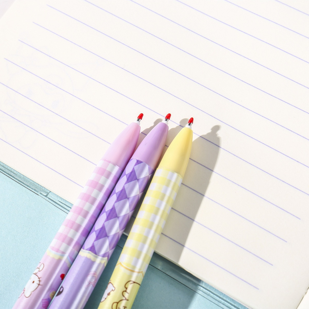 【Joytop悦木】三麗鷗 贴片按动中性筆5支混装（针管头手帐筆芯）送禮-細節圖3