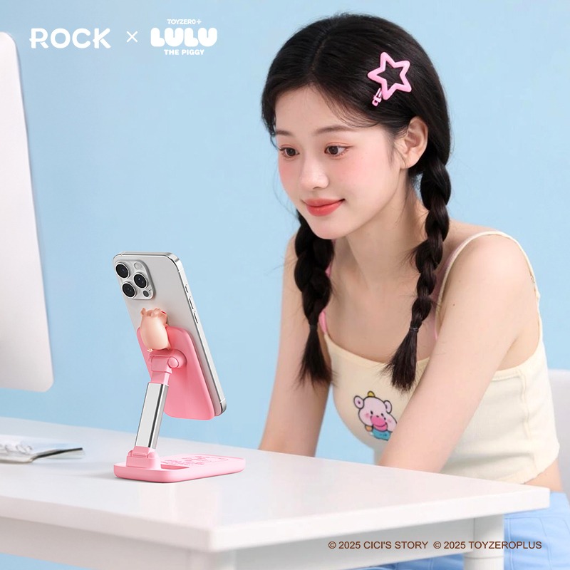 【洛克空間&lulu猪】正版 N30桌面折叠手机支架  創意手機支架 輕巧便攜手機支架 送禮-細節圖4
