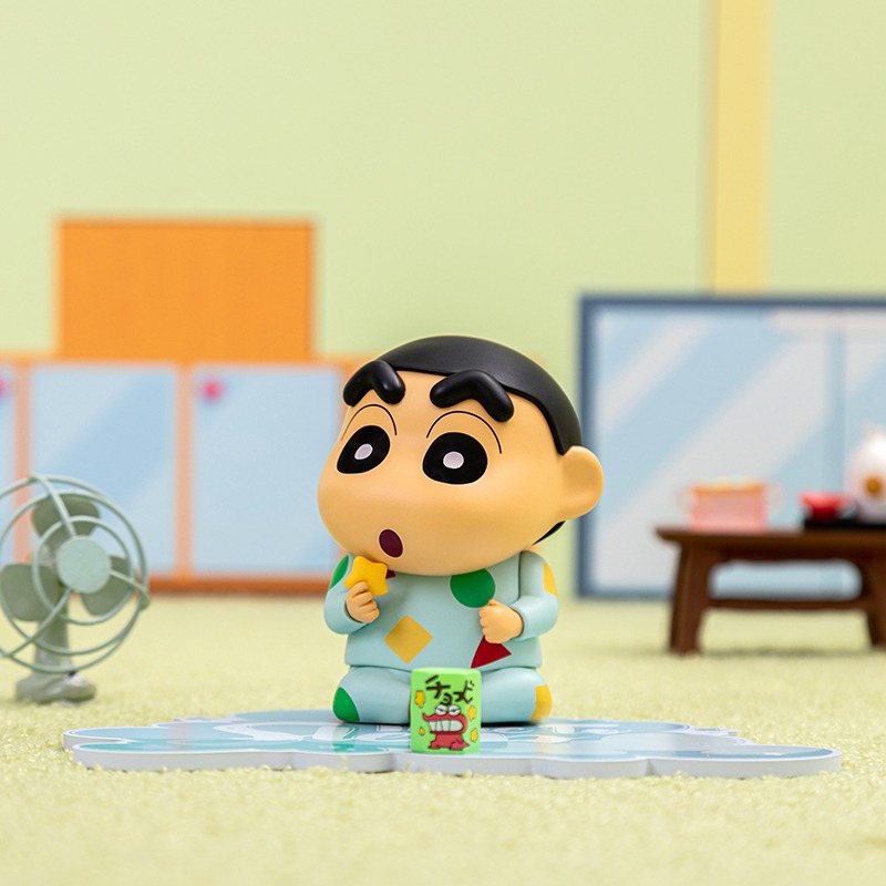 【漫貓】正版 蠟筆小新 桌面手機支架 可爱卡通潮玩擺件 懒人手办支架 送禮-規格圖5