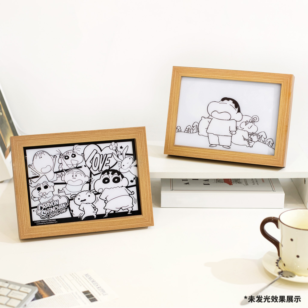 【漫貓】正版 蠟筆小新 场景燈 床头桌面擺件装飾品 可爱小夜燈动漫周边 新之助 送禮-細節圖3