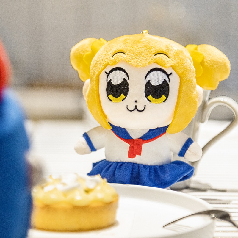 【漫貓】正版  pop子和pipi美的日常 毛絨掛件 可爱鑰匙扣 包包掛飾 吊飾 送禮-細節圖2