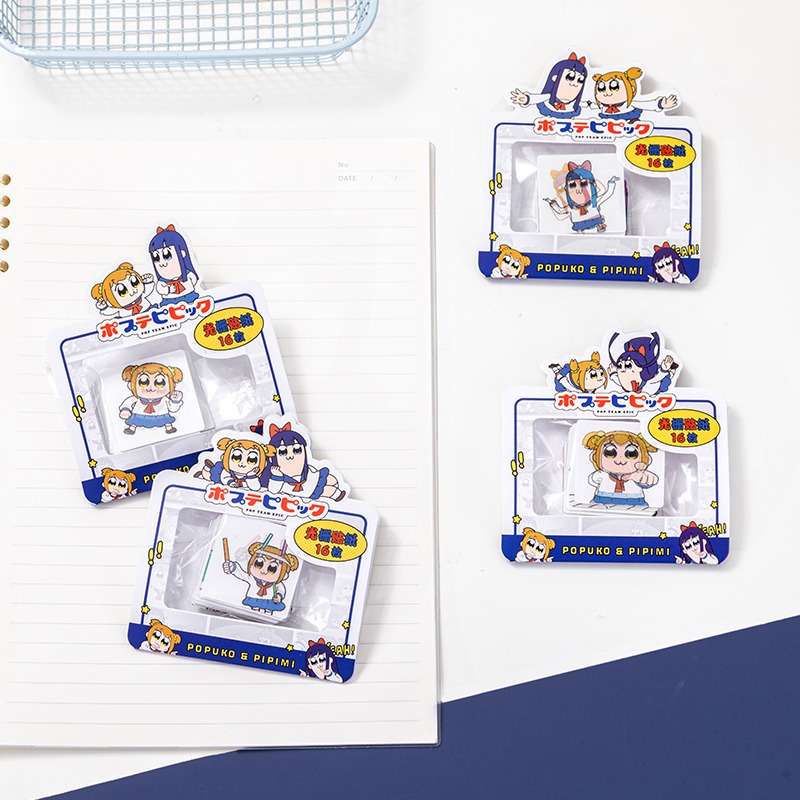 【漫貓】正版  pop子和pipi美的日常 表情包貼紙 动态光栅貼 咕卡diy貼紙 送禮-細節圖3