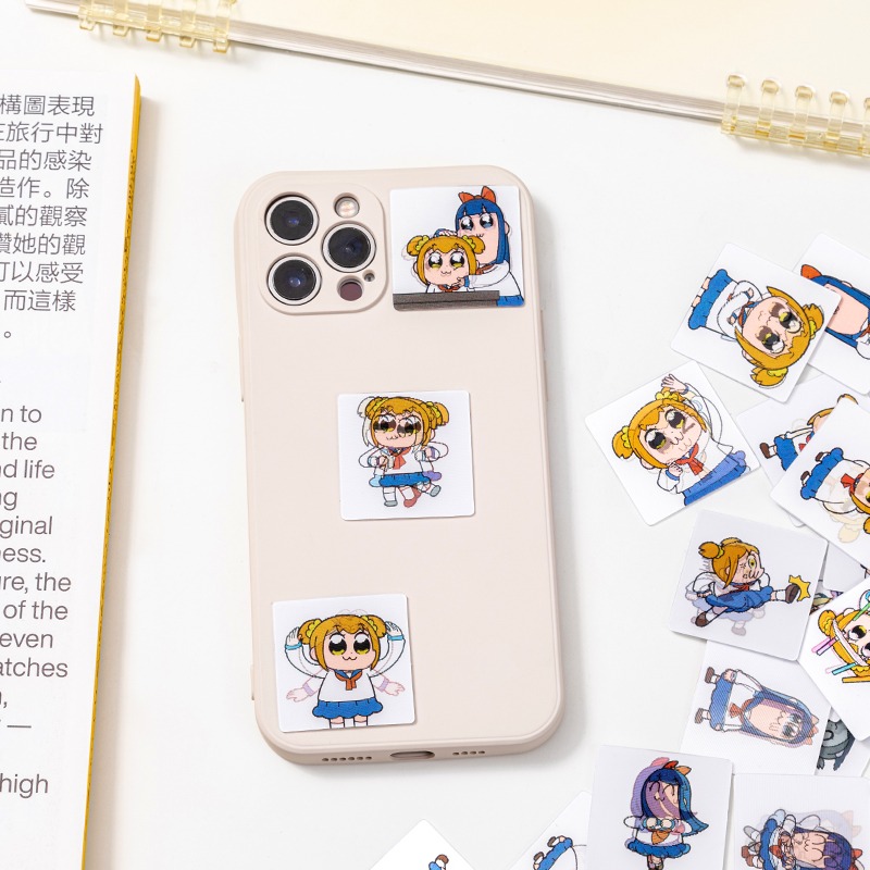 【漫貓】正版  pop子和pipi美的日常 表情包貼紙 动态光栅貼 咕卡diy貼紙 送禮-細節圖5