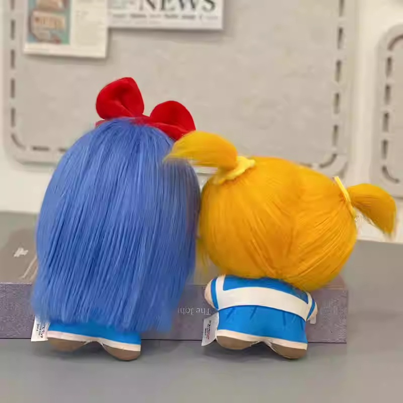 【漫貓】正版  pop子和pipi美的日常 10cm海星体炸毛毛绒掛件 可爱公仔玩偶鑰匙扣 包包掛件 吊飾 送禮-細節圖4