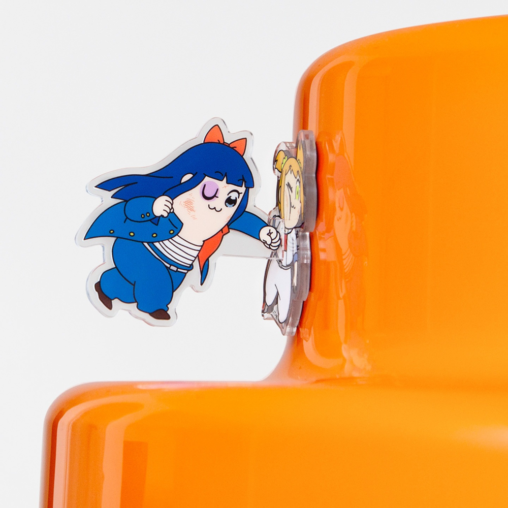 【漫貓】正版  pop子和pipi美的日常 磁吸亚克力冰箱貼 創意立牌备忘录 送禮-細節圖4