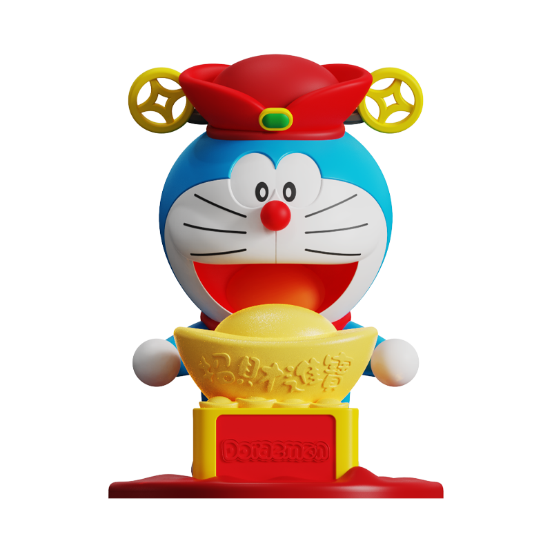 【全球限量款】正版 哆啦A夢 大擺件夜燈 財神爺 床頭燈 小叮當 招財 裝飾燈 小叮噹 氛圍燈 哆啦a夢 小夜燈-細節圖6