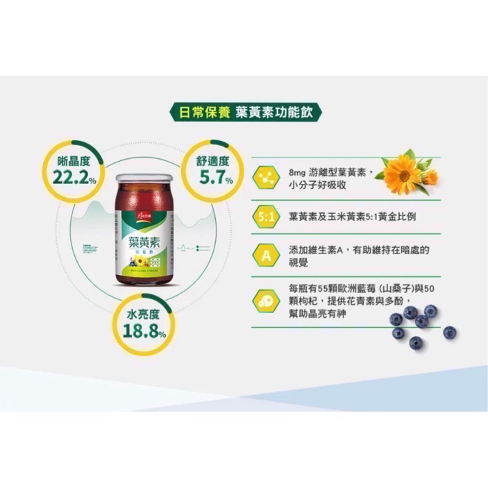 桂格 天地合補 葉黃素功能飲 55元/瓶-細節圖2