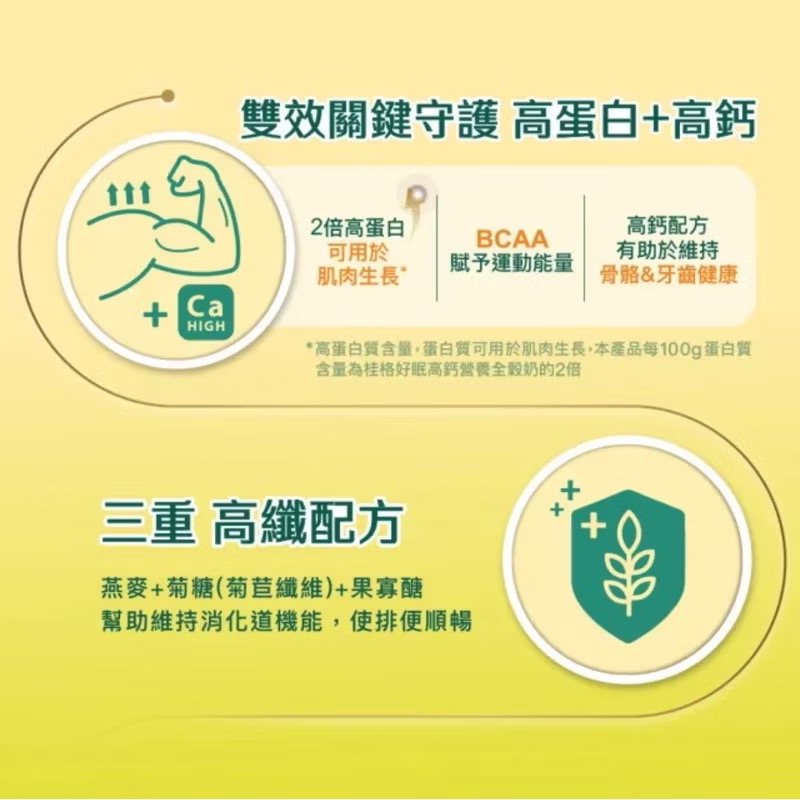 QUAKER 桂格 燕麥高蛋白 雙纖高鈣燕麥奶1000g-細節圖2