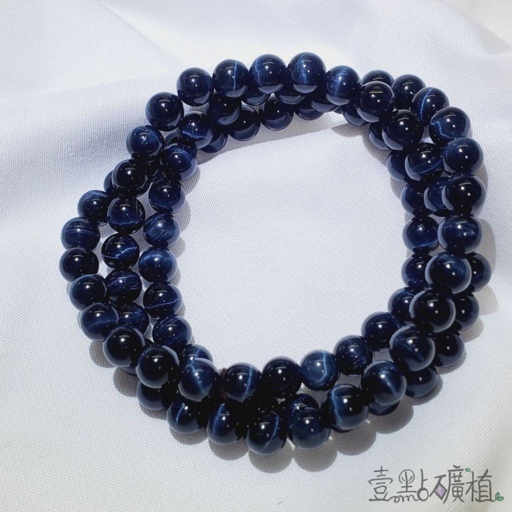 ❖晶礦❖藍虎眼 手珠 手串 藍虎眼石 礦石 水晶 鷹眼石 Tiger＇s eyes 壹點礦植-細節圖3