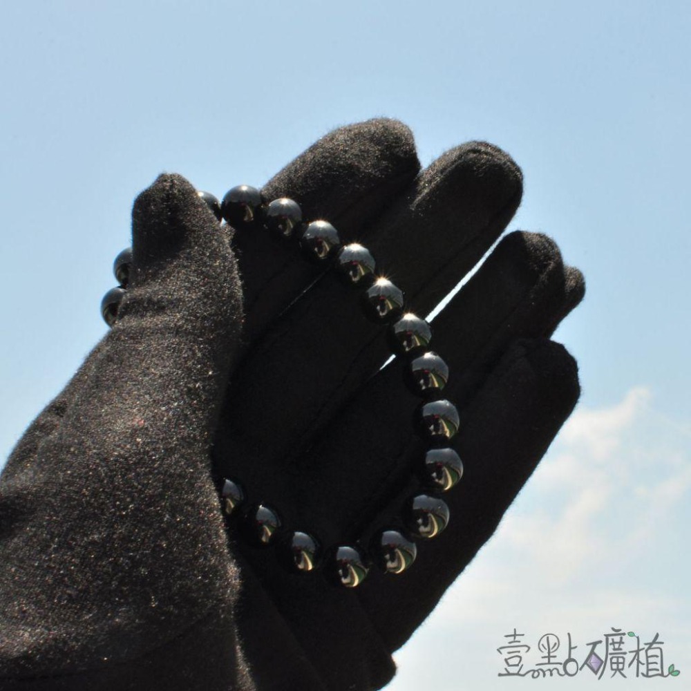 ❖晶礦❖黑曜石手珠 手鍊 黑曜石 天然礦石 水晶 黑耀石 珠子 手串 招財 避邪-細節圖5