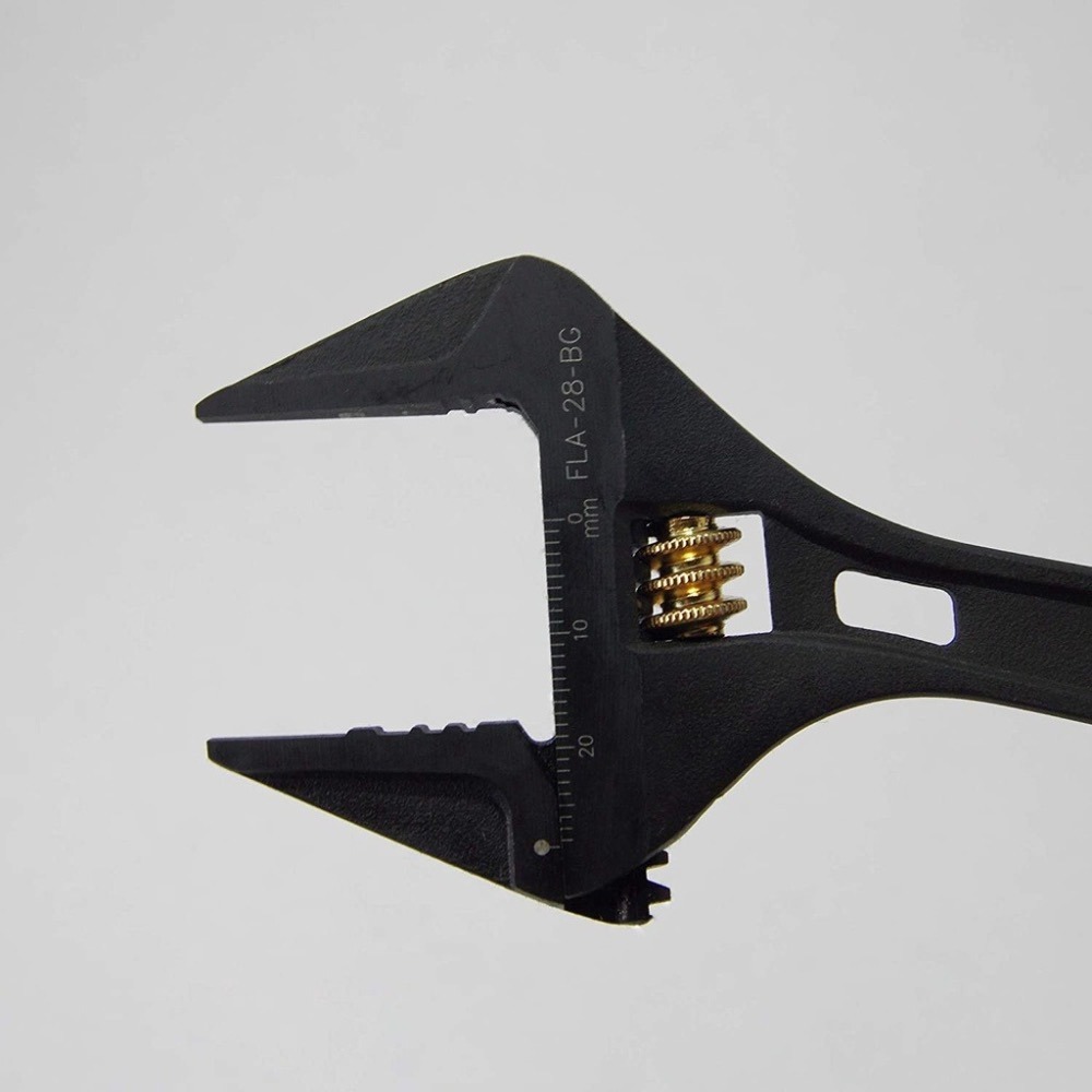 【五金小匠】日本FUJIYA 富士箭黑金KUROKIN FLA-28/32/43/53-BG  超輕量 活動板手 大開口-細節圖5