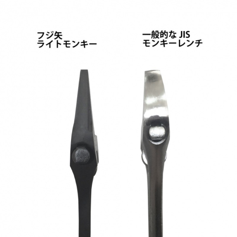 【五金小匠】日本FUJIYA 富士箭黑金KUROKIN FLS-28-BG 32 43 53短型活動板手輕量大開口短型-細節圖4