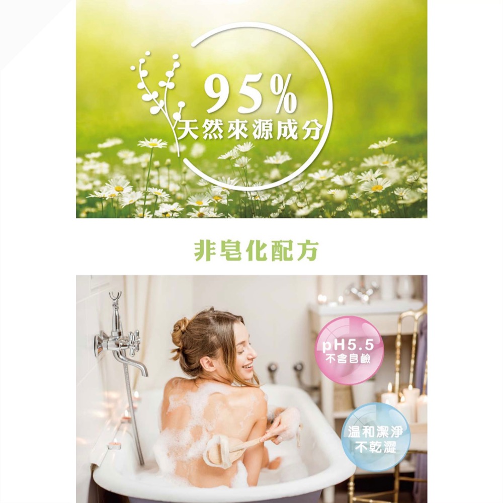 古寶無患子沐潤烏木玫瑰/罌粟花與白麝香/小雛菊無花果/小蒼蘭沐浴露1000g-細節圖5