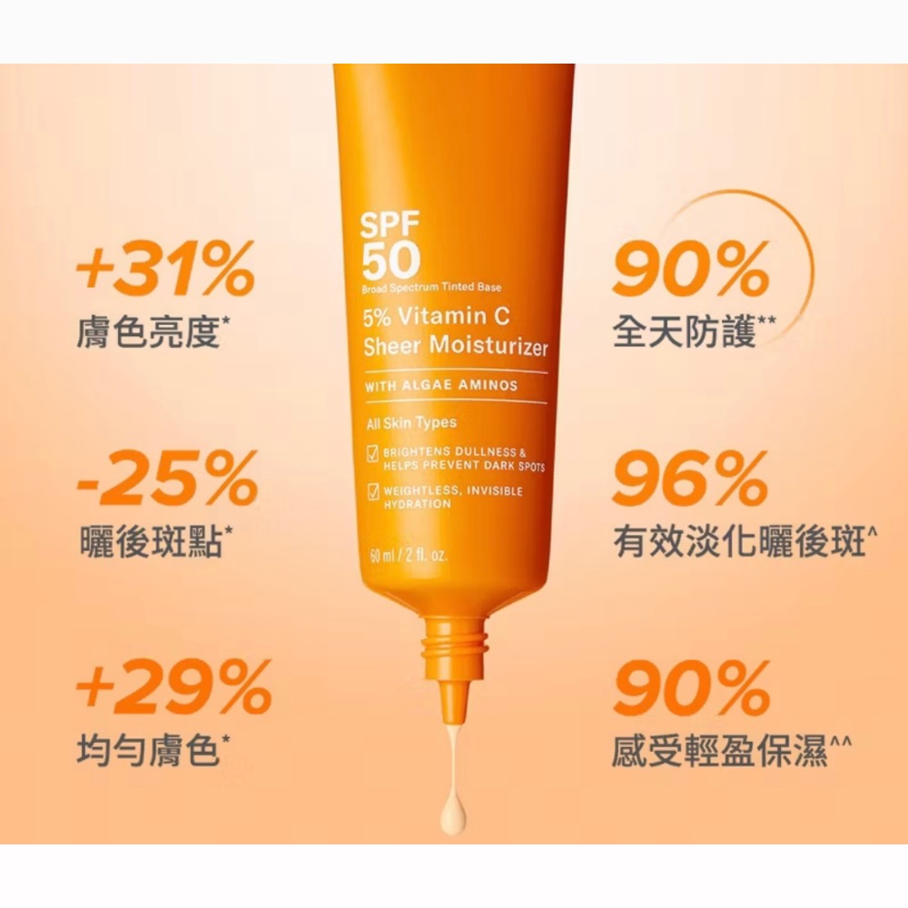寶拉珍選 C5清爽透亮防曬凝乳 SPF 50 PA+++ 60ml-細節圖6