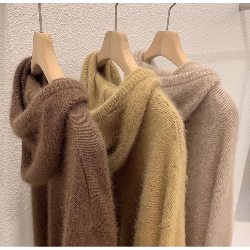 現貨 正韓代購 -連帽保暖浣熊毛衣- 韓國連線-細節圖2