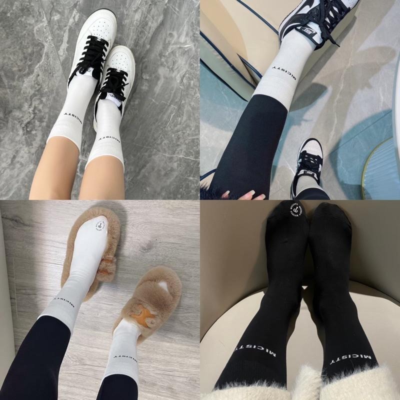 🔥雙12九折減400🔥密汐皙迪 鯊魚褲高筒襪 穿搭襪 潮流 韓系中筒襪 學生襪 MICISTY 襪子-細節圖3