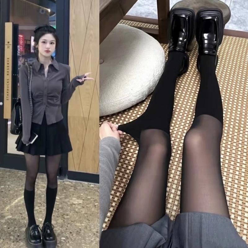 🔥雙12九折減400🔥密汐皙迪 裸感絲襪  黑膚拼接絲襪 拼色絲襪 仙女美肌襪 學院風-細節圖7