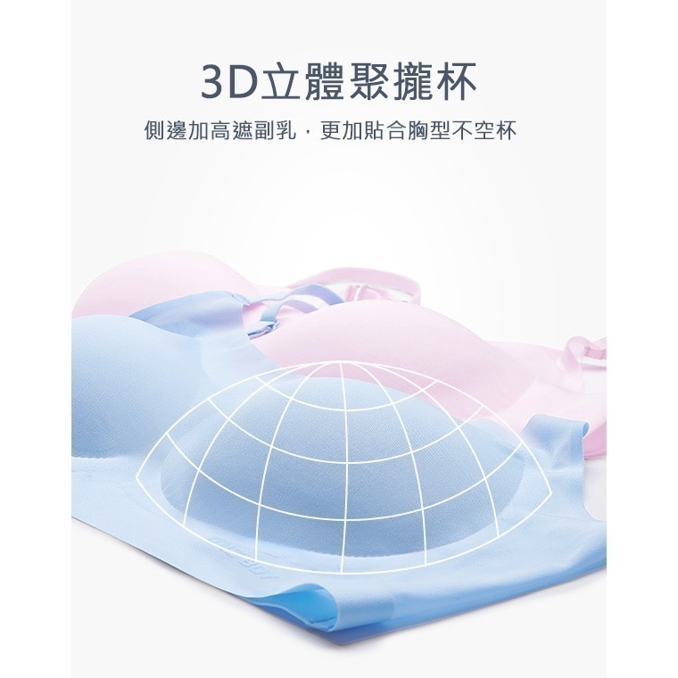 🌟現貨⭕發票🔥Oneboy 冰科技無鋼圈舒適無痕面膜冰心內衣 Bra 🧾開發票-細節圖5