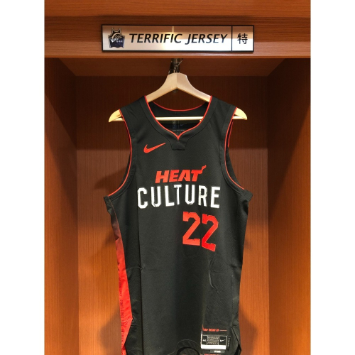 NBA球衣 Jimmy Butler 邁阿密熱火城市 City Nike Authentic 球員版 電繡 全新