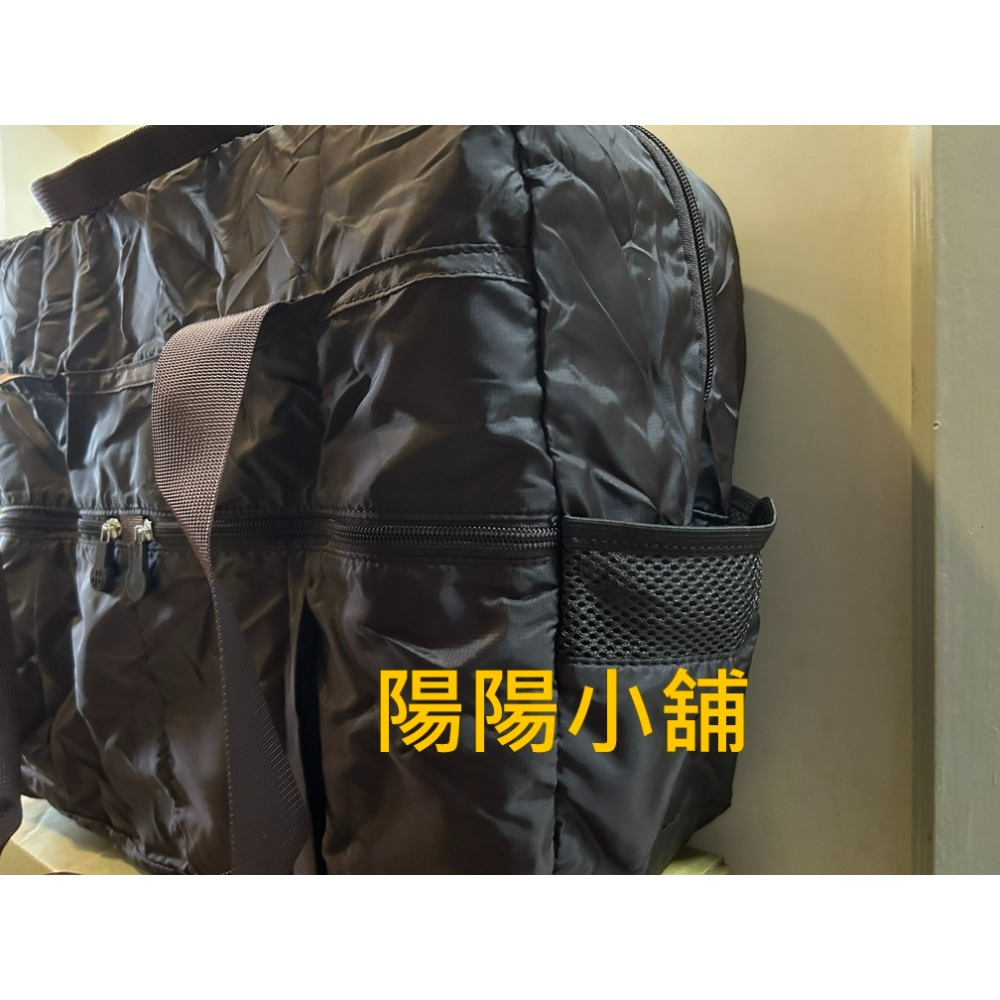 3695.【陽陽小舖】股東會紀念品 台泥 摩卡色 YU Living 折疊環保提包 44x34x21公分 袋 袋子 包包-細節圖4