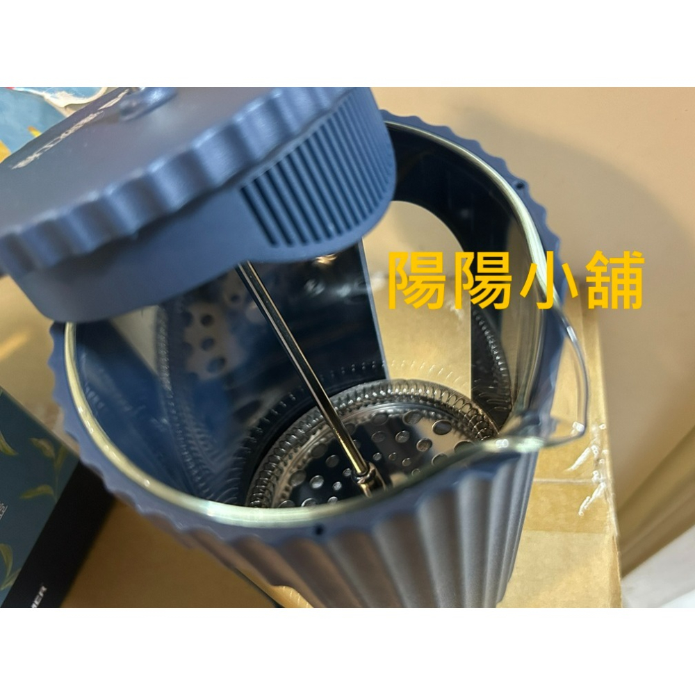 3806.【陽陽小舖】股東會紀念品 達欣工 BLACK HAMMER 耐熱玻璃法式濾壓壺 1030ml 底徑10x高20-細節圖3