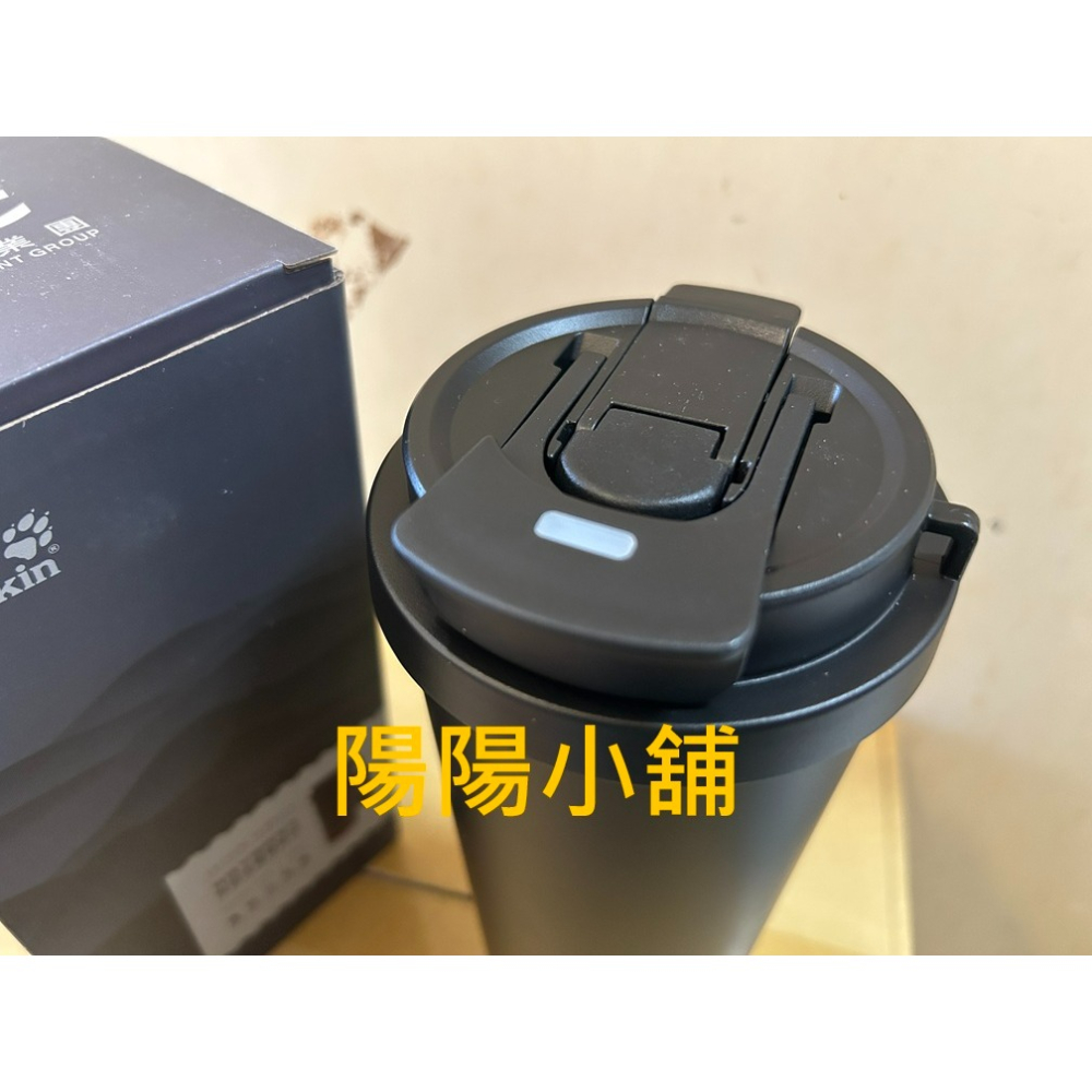 3843.【陽陽小舖】股東會紀念品 嘉泥 飛狼不鏽鋼真空陶瓷塗層雙飲杯 520ml 8.2x18.6公分 304不鏽鋼-細節圖4