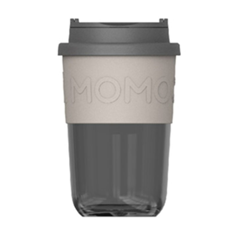 momoconcept 冰拿鐵·隨行咖啡杯Tritan款 380mL(日曬穆哈/灰)-細節圖6