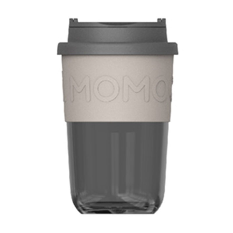 momoconcept 冰拿鐵·隨行咖啡杯Tritan款 380mL(日曬穆哈/灰)-細節圖6