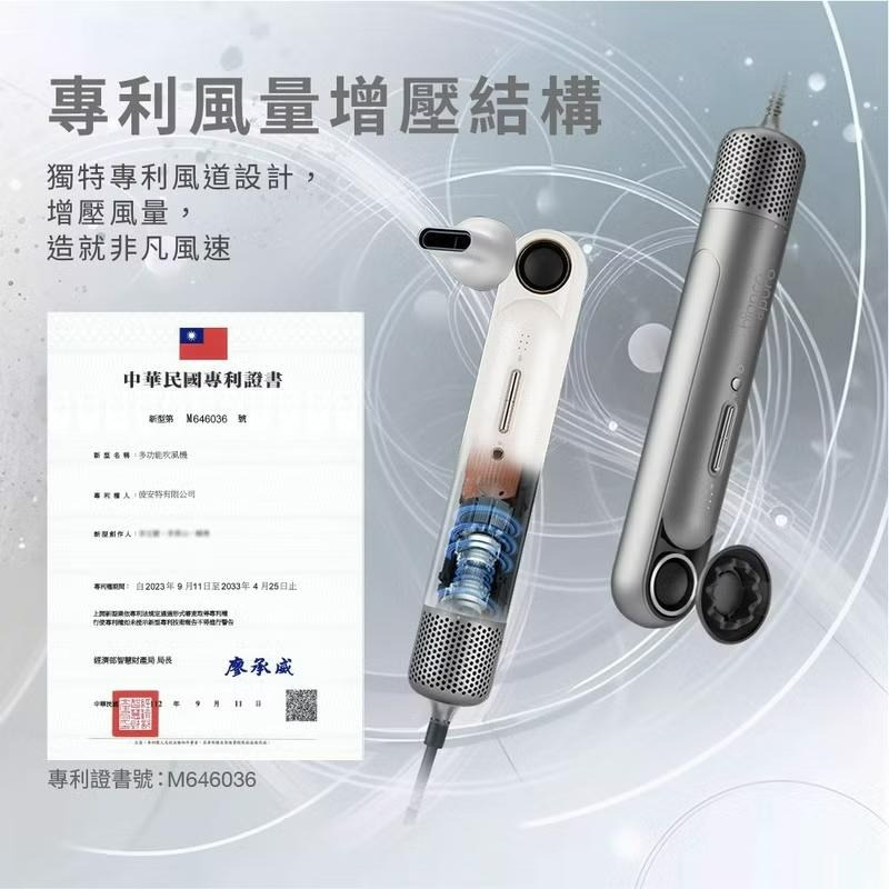 德國 Bianco di puro 彼安特 Bianco吹風機 Bella 高速負離子輕量吹風機-細節圖8