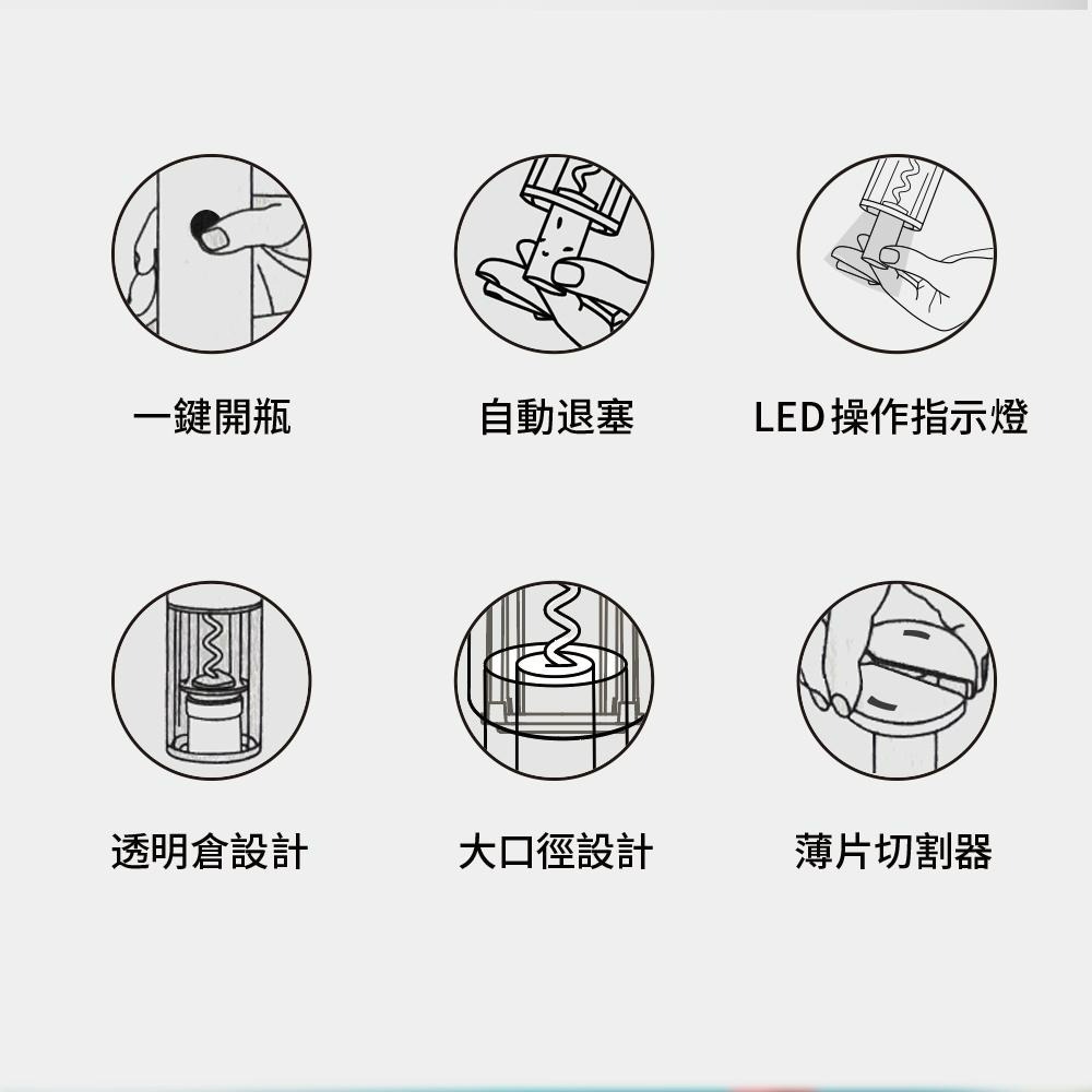 德國 Bianco di puro 彼安特 Bianco 紅酒開瓶器 開瓶器 電動開瓶器 葡萄酒開瓶器 開酒器-細節圖2