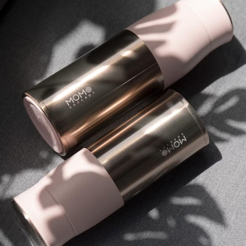 【日本 MOMOconcept】momoconcept Lupinus 露貝思 不鏽鋼玫瑰金保溫杯 400ml-細節圖2